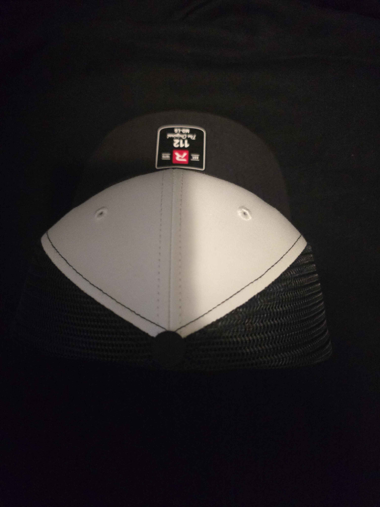 Richardson 112 Trucker Hat (Bone White / Gold Patch) alternate